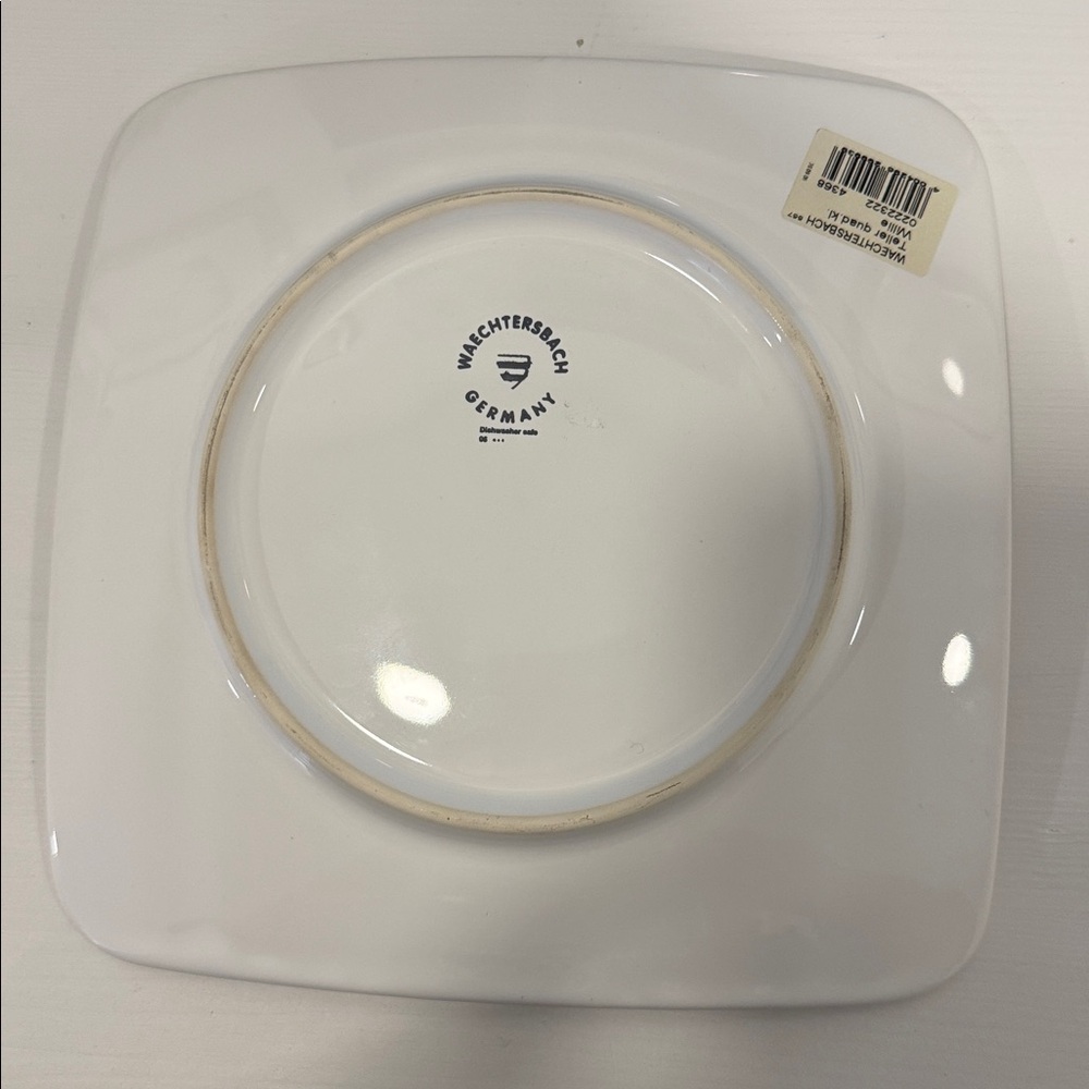 Waechtersbach Stoneware Red Reindeer Square Plate - Picture 3 of 4